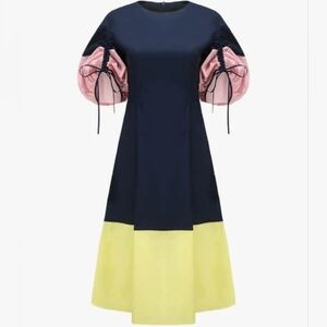 PAPER LONDON ORCHID COLORBLOCK DRESS